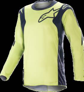 3761323-7166-sm Alpinestars Racer Hoen Jersey Small Night Navy/fluo Green