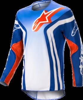 3761523-7241-lg Alpinestars Racer Semi Jersey Large Blue/hot Orange