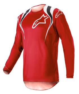 3761823-3120-xxl Alpinestars 2023 Fluid Narin Jersey Mars Red White Xx-large