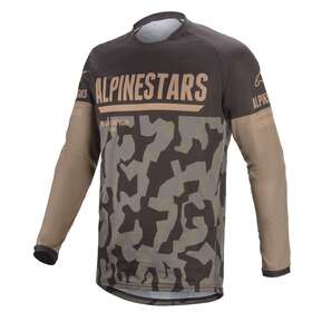 3763019-849-l Alpinestars Venture-r Jersey - Camo/ Sand Large