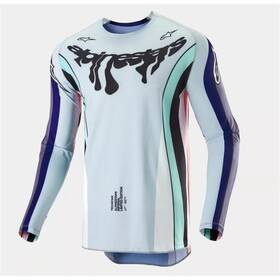 3768224-387 Alpinestars 3768224-387- Techstar Le Imperial Jersey - Double Purple/ Blue/ Black Large L