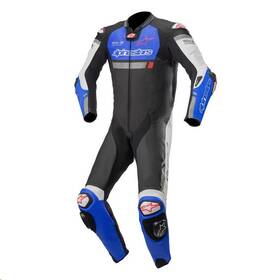 4010-0002-58 Alpinestars Missile Ignition Leather Suit Xx-large Black/blue/white