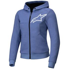 4051-0029-75 Alpinestars Stella Chrome V2 Sport Womens Hoodie Md Blue