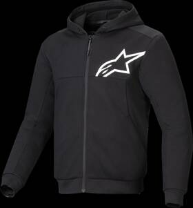 4200325-12-m Alpinestars Chrome V2 Sport Hoodie - Black/white Medium