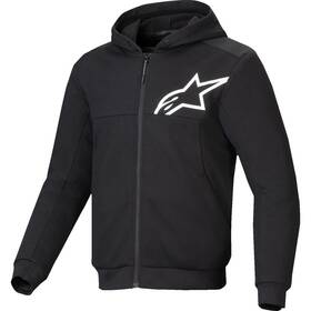 420032512-xxl Alpinestars Chrome V2 Sport Hoodie - Black/white 2xl