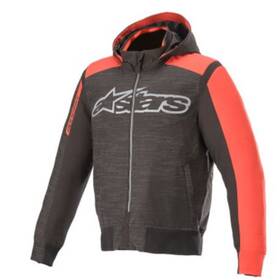 4200420-1123-l Alpinestars Rhod Windstopper Hoodie - Black/gray/red Large