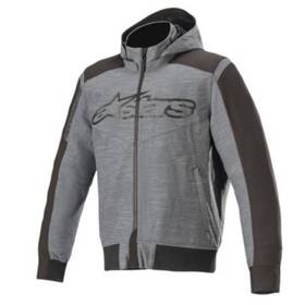 4200420-9121-2x Alpinestars Rhod Windstopper Hoodie - Gray/black 2xl