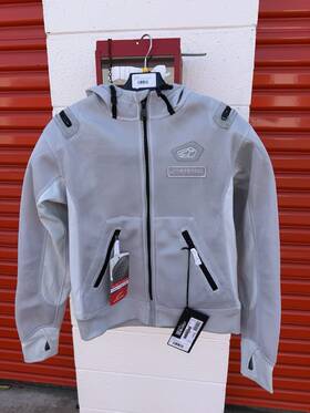 4202524-11-s Alpinestars Moflow Air Tech Hoodie - Gray Small