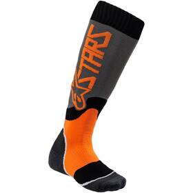 4741920-9040-m Alpinestars 4741920-9040-m/l Mx Plus 2 Youth Socks - Grey/orange