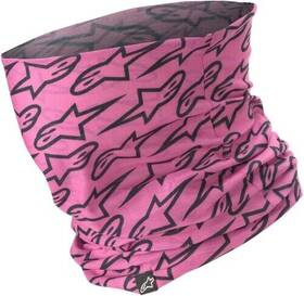 4759319-3901 Alpinestars Astars Neck Tube Pink Black One Size Fits Most