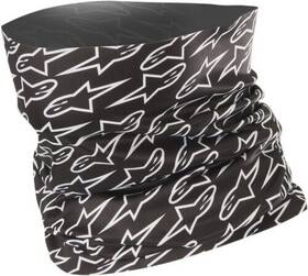 475931912 Alpinestars Astars Neck Tube Black White One Size Fits Most