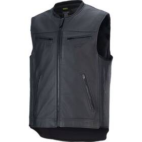 6500124-10-s Alpinestars Leather Tech-air 3 System Vest Small Black