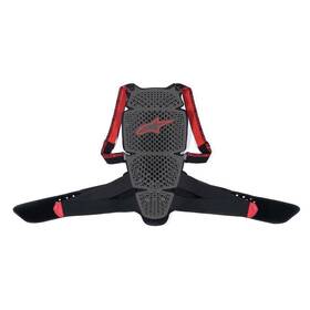6504018-013-m Alpinestars Nucleon Kr-cell Back Protector - Smoke/black/red Medium