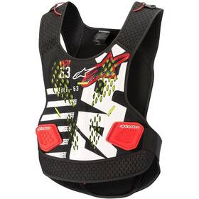 6701819-123-x Alpinestars 6701819-123-x/2x Sequence Chest Protector - Black/white/red X-large/xx-large