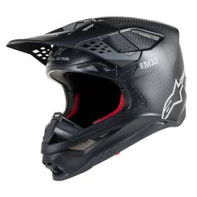 8300319-1300-2x Alpinestars Supertech S-m10 Solid Helmet - Carbon Black 2xl
