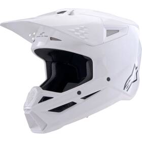 8300326-2180-s Alpinestars Sm3 Helmet - Solid Gloss White Small