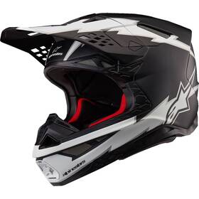 8300823-1121-xs Alpinestars Supertech M10 Helmet - Ampress Mips Matte Black/white Xs