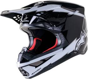 8300823-1211-m Alpinestars Supertech S-m10 Ampress Helmets Black Md