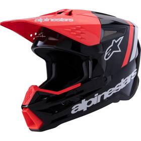 8300826-1553-xxl Alpinestars S-m3 Radium Helmet - Black/red/white 2xl Xxl 8300826-1553-2x