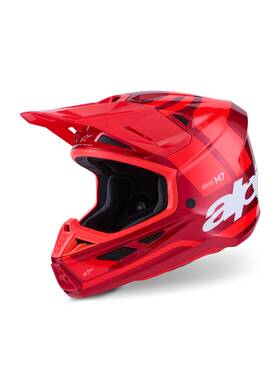 8301826-3127-s Alpinestars Sm7 Core Helmet Red Glossy Fits Sm