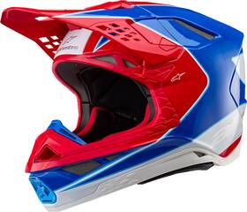 8301923-3017-l Alpinestars Supertech M10 Helmet - Aeon Mips Bright Red/blue