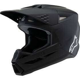 8302225-110-m Alpinestars Youth Supertech M3 Helmet - Solid Matte Black Medium