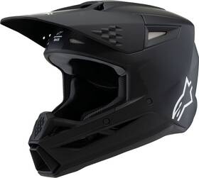 8302225-110-ys Alpinestars Youth Sm3 Helmet - Solid Matte Black Small
