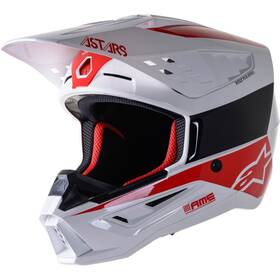 8303522-2032-2xl Alpinestars S-m5 Bond Helmet - White/red Glossy 2xl