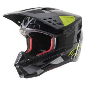 8303921-1592-xl Alpinestars Sm5 Rover Helmet - Gray/yellow Xl