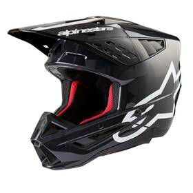 8306423-9190-s Alpinestars Sm5 Dark Grey Glossy Helmet - Size Small