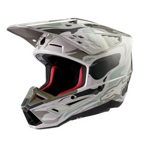 8306623-9066-xl Alpinestars Sm5 Mineral Helmet - Warm Grey/celadon Green Xl