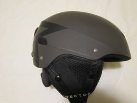 8700421-1092-lg Alpinestars Vector Helmet - Black/gray Large