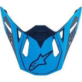 8891119-7000-m10 Alpinestars M10 Helmet Visor Meta Black/orange