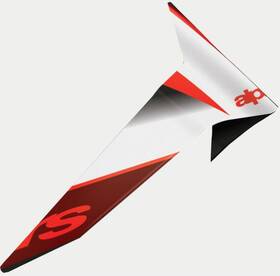 8953324-1352 Alpinestars Supertech R10 Spoiler - Standard Black/carbon Red/gloss White