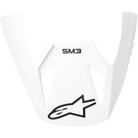 8980326-2180-tu Alpinestars Sm3 Solid Visor - Glossy White