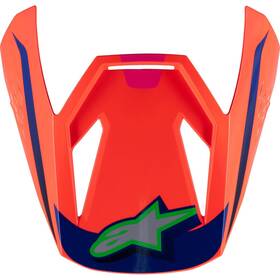 8980425-433-tu Alpinestars Sm3 Youth Deegan Visor - Orange Fluo/purple/pink Fluo Glossy