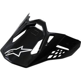 89810191180os Alpinestars Supertech M8/m10 Visor - Gloss Black