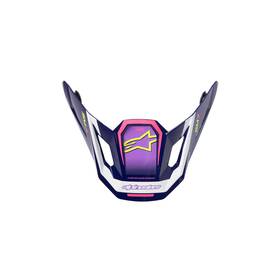 8981326-3142-tu Alpinestars Sm7 Deed Visor Ece06 - Purple/pink Glossy