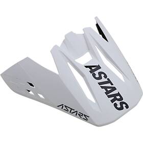 8984021-2011 Alpinestars Visor S-m5 - Rayon Matte White/black