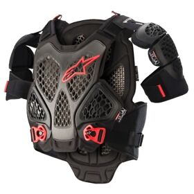 67000221036xl2x Alpinestars A-6 Chest Protector X-large Xx-large Anthracite Black Red