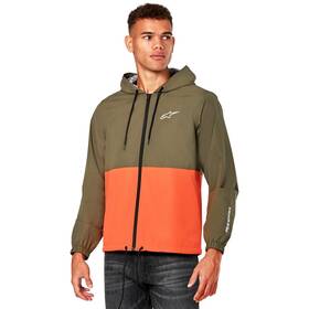 Cl77-1244-11018-6940-l Alpinestars Speeder Windbreaker - Military/orange Large 1244-11018-6940-l