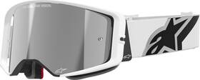 5100325-2055 Alpinestars Goggles Supertech Goggle - Corp White Silver Mirror Lens