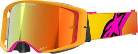 5100325-5023 Alpinestars Goggles Supertech Goggle - Corp Yellow/pink Abs Vision Red