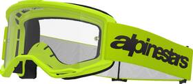 5103325-5038 Alpinestars Goggles Fits Vision 3 Goggle - Wordmark Yellow Clear Lens