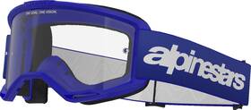 5103325-7189 Alpinestars Goggles Fits Vision 3 Goggle - Wordmark Blue Clear Lens