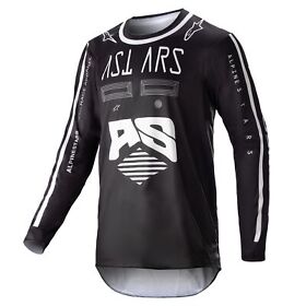 3761623-10-xxl Alpinestars Racer Found Jersey Xx-large Black