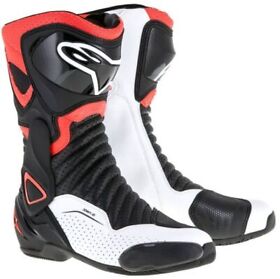 2223017-1320-50 Alpinestars Smx-6 V2 Vented Boots 50 Black Red White 14