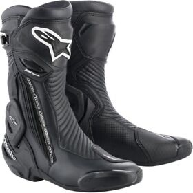 2221019-10-37 Alpinestars Smx Plus Boots Size 37 Black 3404-1455