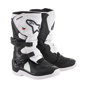 2014518-12-11 Alpinestars Tech 3s Boots Black White Size Y11