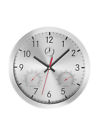 Ambh740 Genuine Mercedes Lifestyle Collection Aluminum Wall Clock With Thermometer